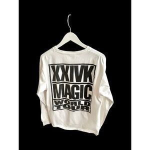 Mens Large 2017 Bruno Mars 24K Magic City‎ Tour Long Sleeve Sz Large